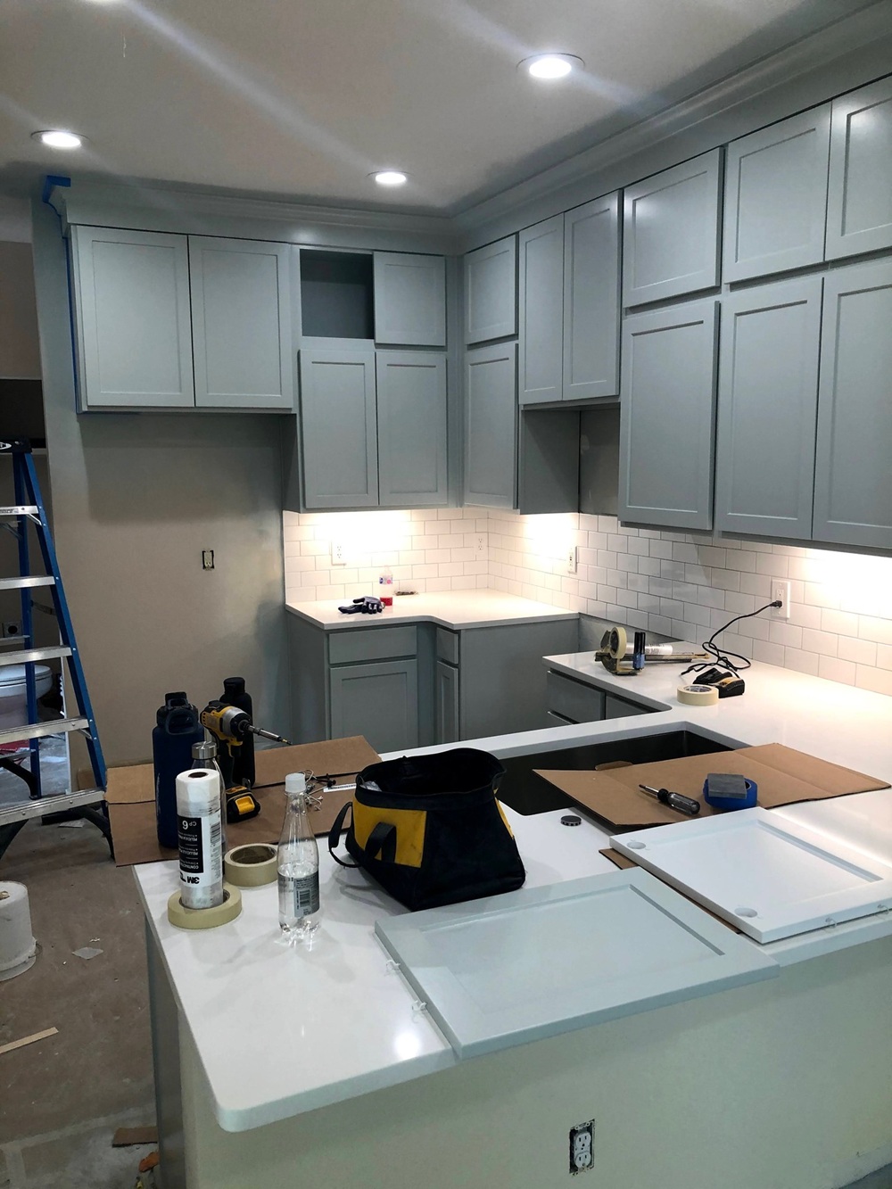 D&N Colors Painting Kitchen Cabinetry After Image -1