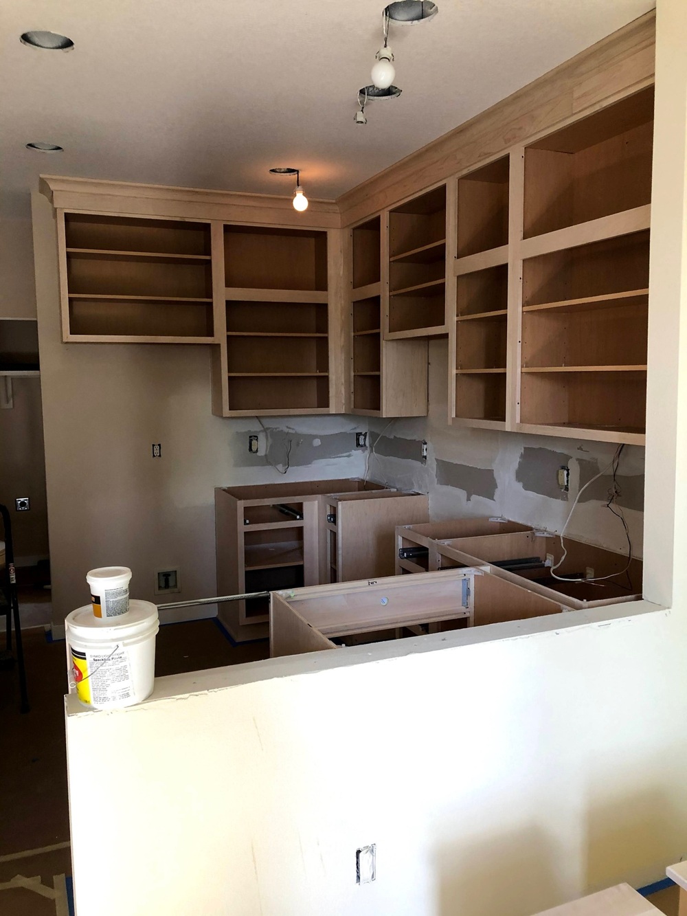 D&N Colors Painting Kitchen Cabinetry Before Image -1