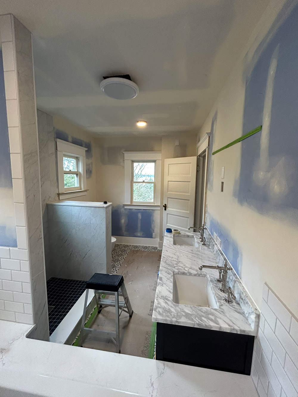 Residential Bath Interior Painting Before Image by D&N Colors Painting